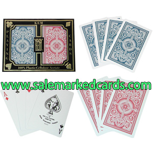 Red And Blue KEM Arrow Playing Cards